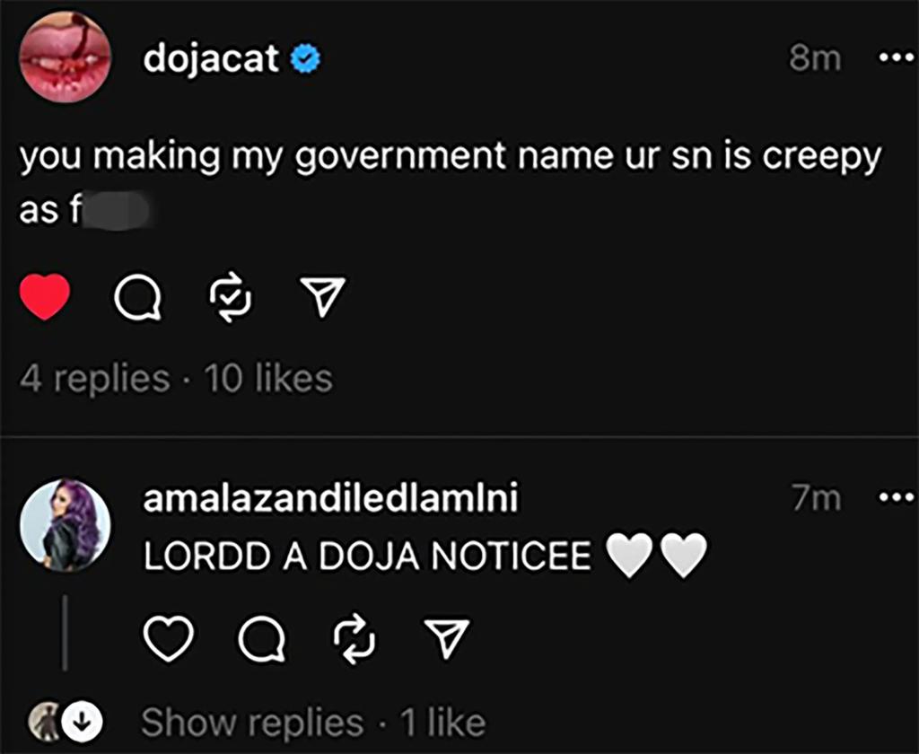 Doja Cat tweet