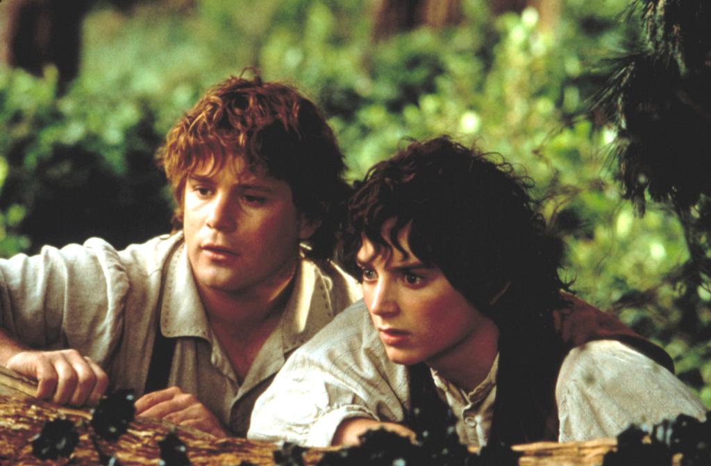 Sean Astin and Elijah Wood in "Lord of the Rings."