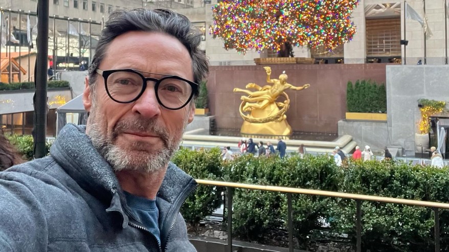 Hugh Jackman selfie