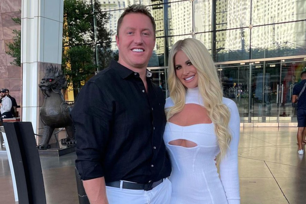 Kroy Biermann and Kim Zolciak Biermann smiling