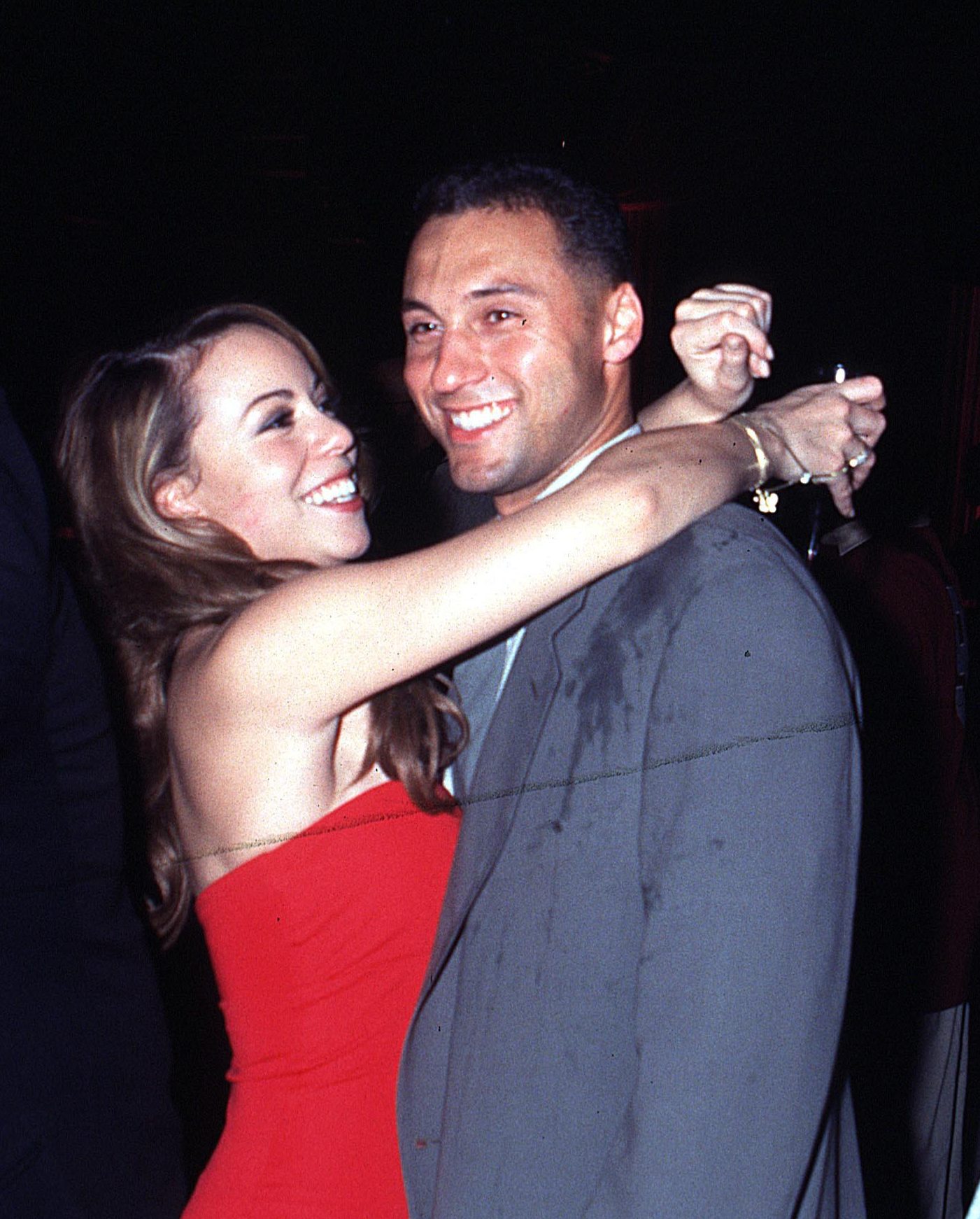 Mariah Carey and Derek Jeter