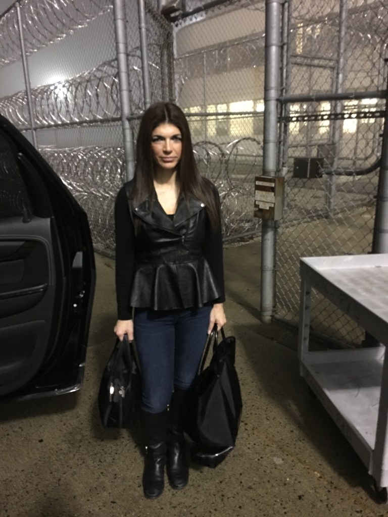 Teresa Giudice leaving prison