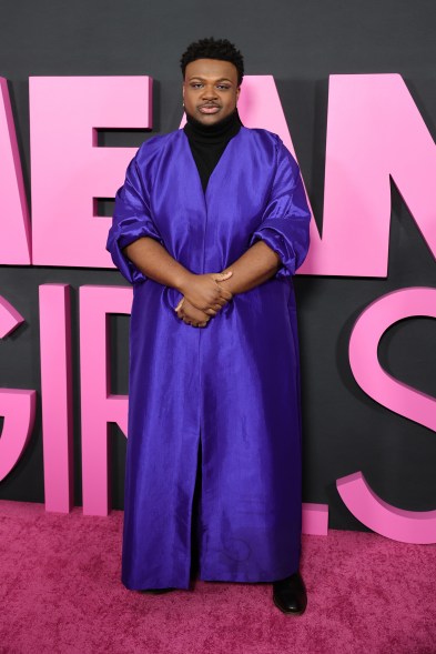 Jaquel Spivey attends the premiere of "Mean Girls" in New York City.