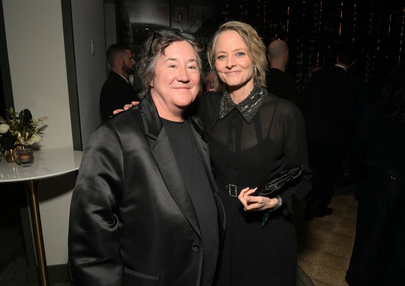 Christine Vachon and Jodie Foster