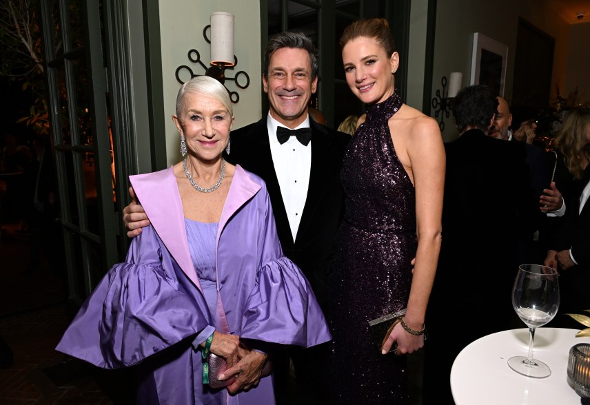 Helen Mirren, Jon Hamm, and Anna Osceola