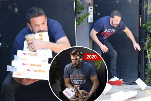 Ben Affleck recreates clumsy viral 2020 moment in new Dunkin' Donuts commercial