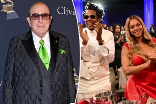 Clive Daivs, Jay-Z, Beyonce