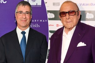 Larry Mestel and Clive Davis