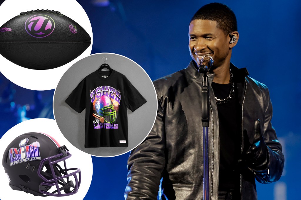 Photos of Usher merchandise