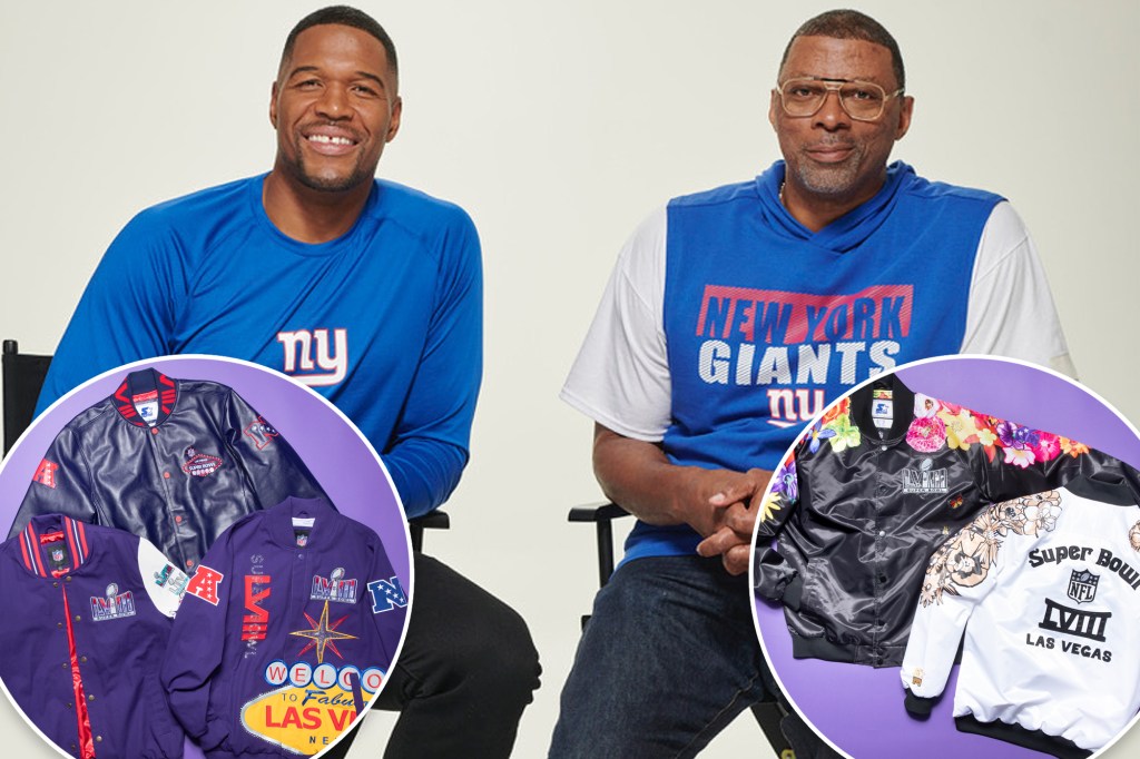 A photo of Michael Strahan and Carl Banks