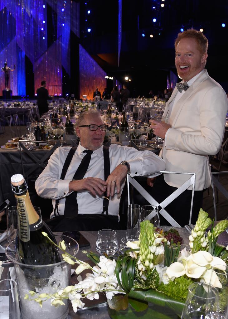 Actors Ed O'Neill (L) and Jesse Tyler Ferguson 