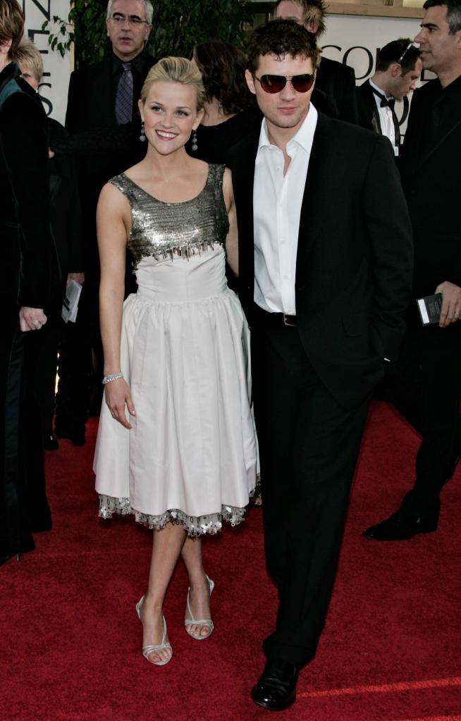 Reese Witherspoon and Ryan Phillippe at Golden Globes 2006