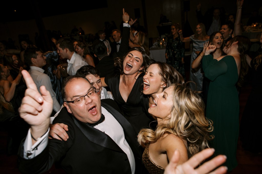 Bure family dancing at Lev's wedding