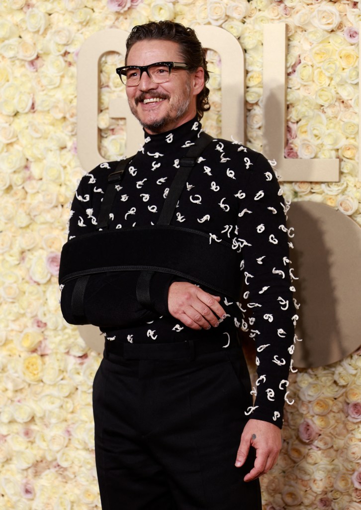 Pedro Pascal at the 2024 Golden Globes.  