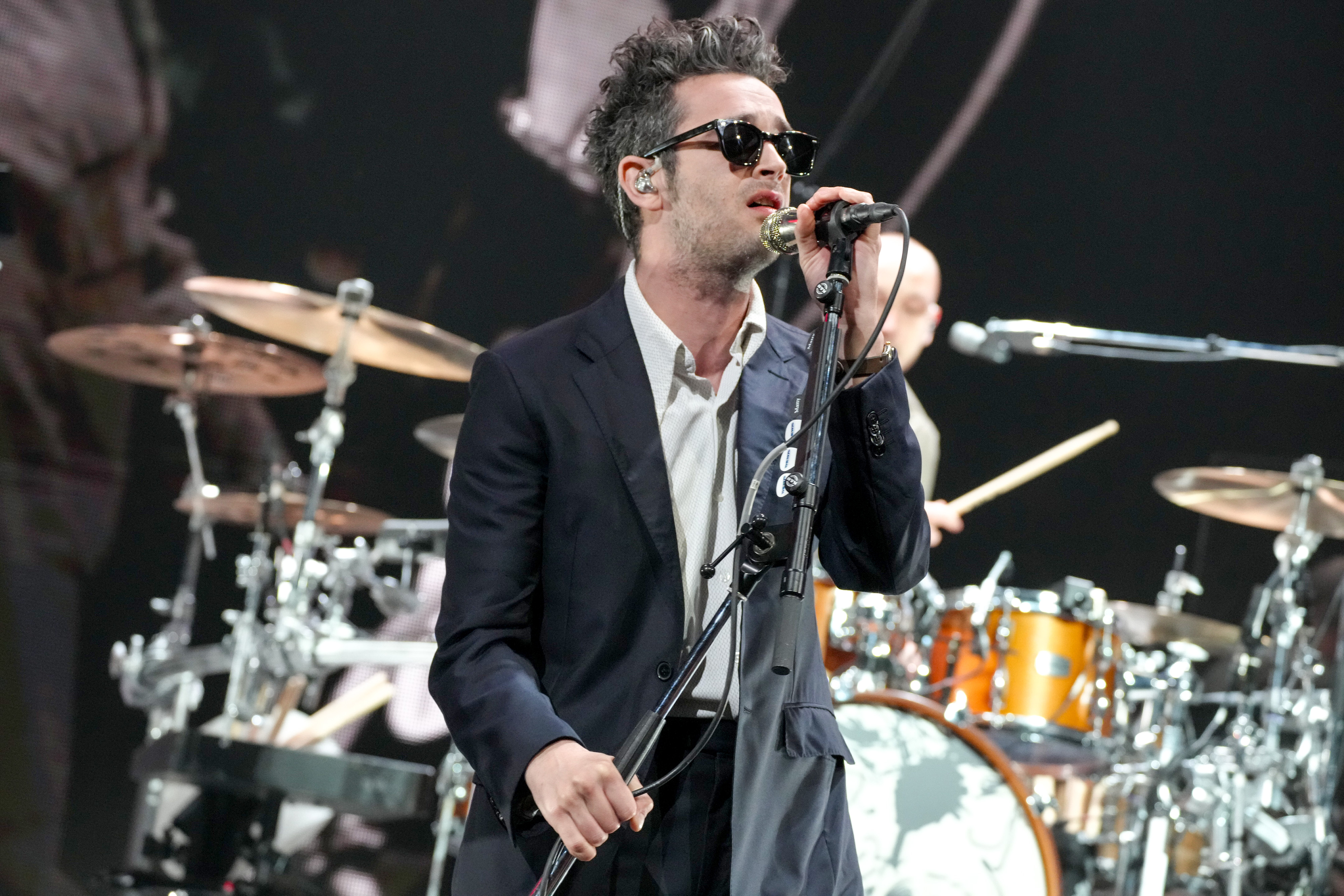 Matty Healy of The 1975 performs onstage at the 2024 iHeartRadio ALTer EGO Presented by Capital One at the Honda Center on January 13, 2024 in Anaheim, California. 