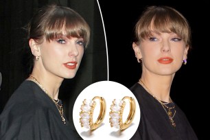 Taylor Swift wearing Mazin Jewels earrings