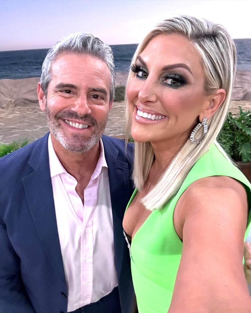 Andy Cohen and Gina Kirschenheiter