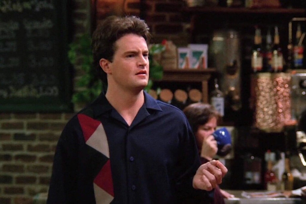 Matthew Perry in a scene from "Friends."