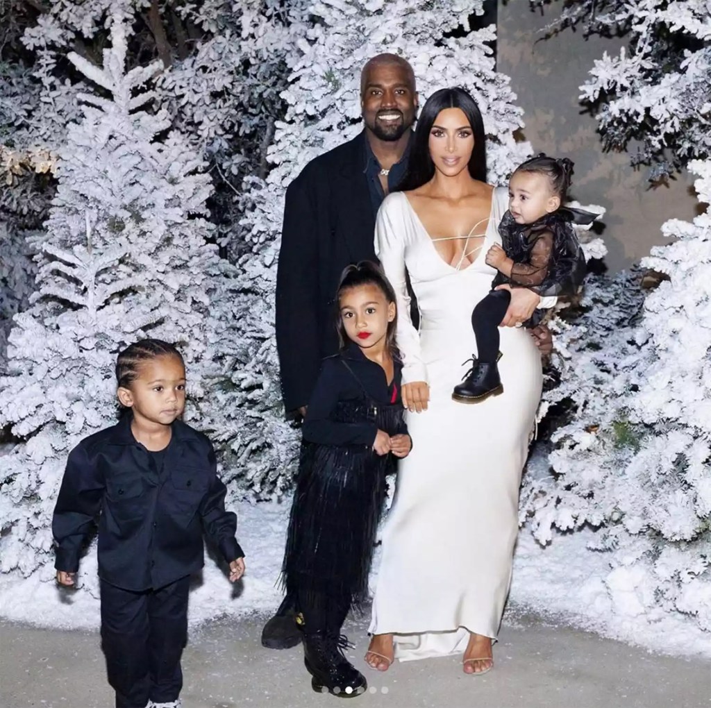 Kardashian family Christmas photo 2018