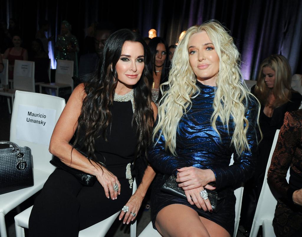 Kyle Richards and Erika Jayne