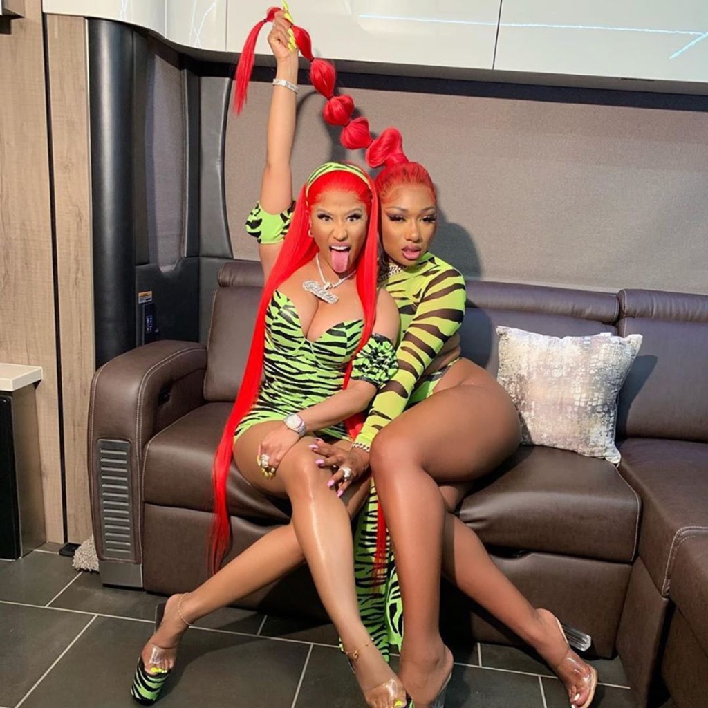 Megan Thee Stallion and Nicki Minaj.