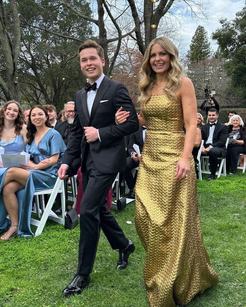 Candace Cameron Bure and son Lev at his wedding