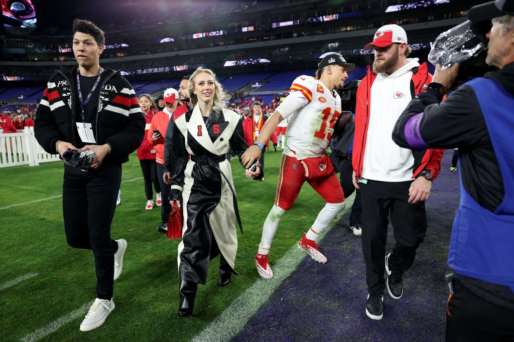 Brittany Mahomes and Patrick Mahomes