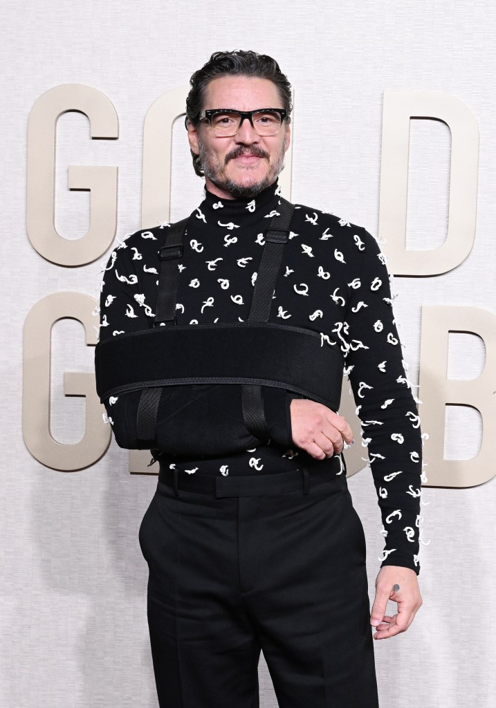 Pedro Pascal at the 2024 Golden Globes.  