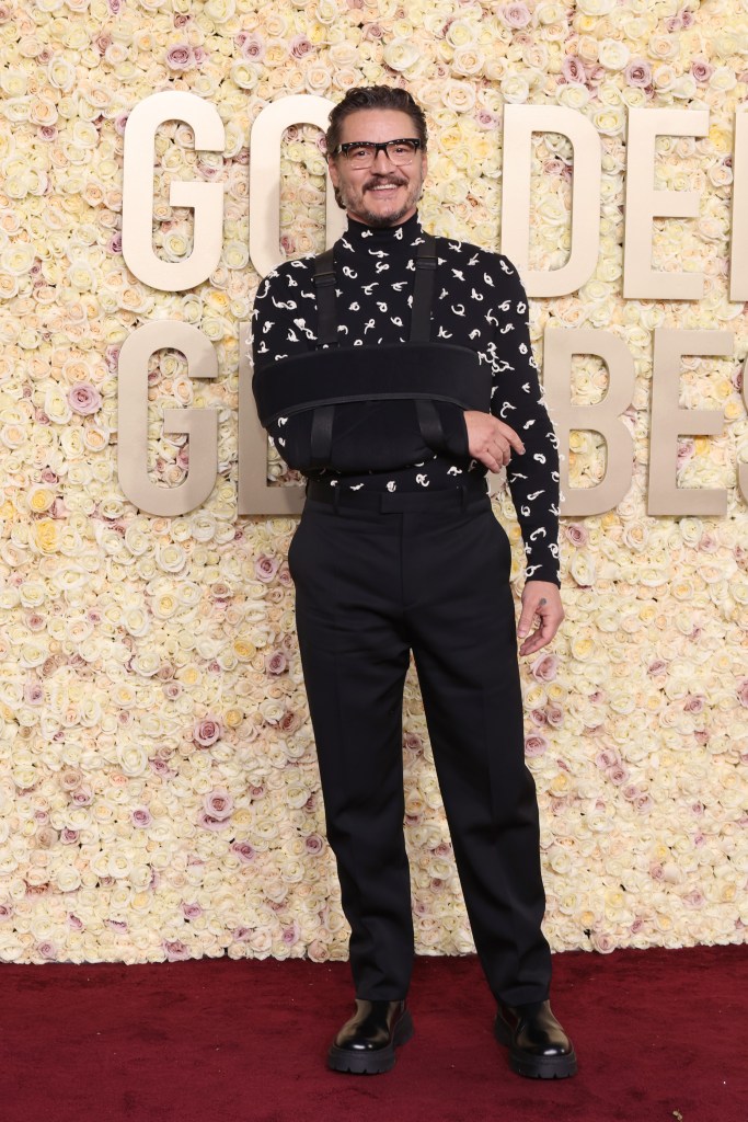 Pedro Pascal at the 2024 Golden Globes.  