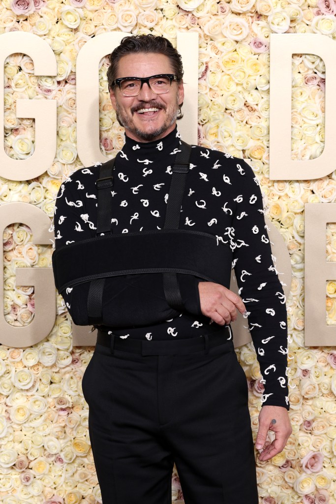 Pedro Pascal at the 2024 Golden Globes.  