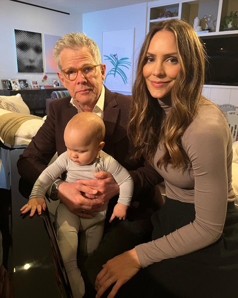 David Foster and Katharine McPhee with their son, Rennie.