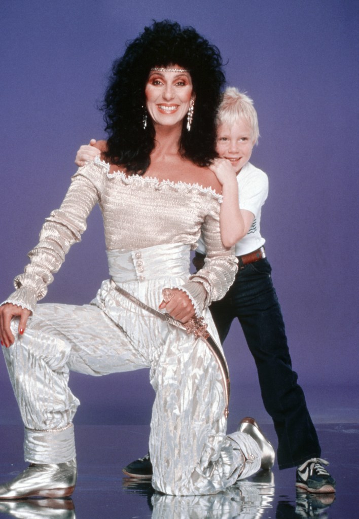 cher and son elijah blue in 1980