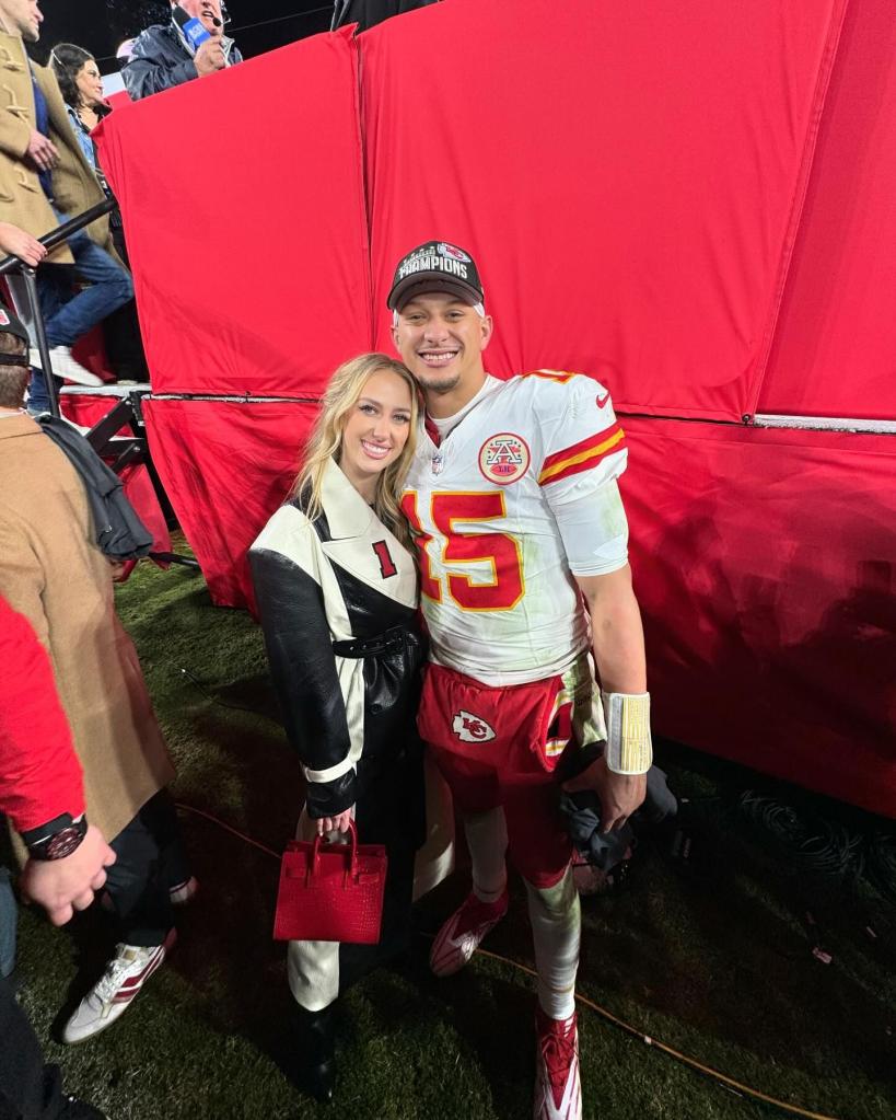 Patrick and Brittany Mahomes