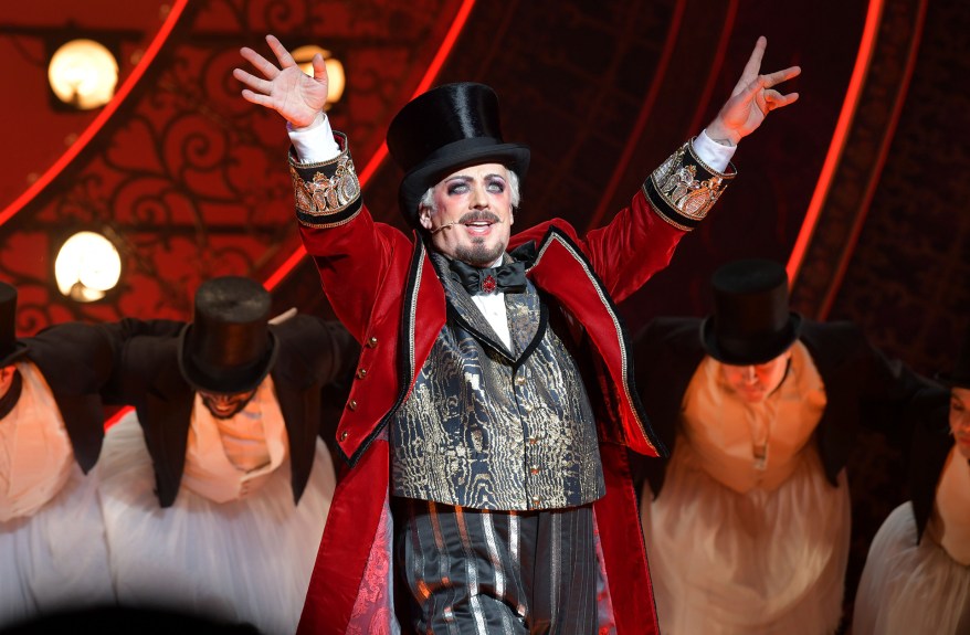 BUY GEORGE: Boy George is back on Broadway, starring in “Moulin Rouge!” through May.