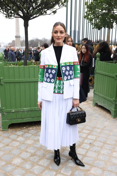 Olivia Palermo attends the Dior show during Paris Fashion Week on Feb. 27, 2024.
