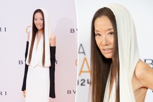 Vera Wang, 74, flaunts age-defying appearance in hooded gown at the BAFTA Gala 2024