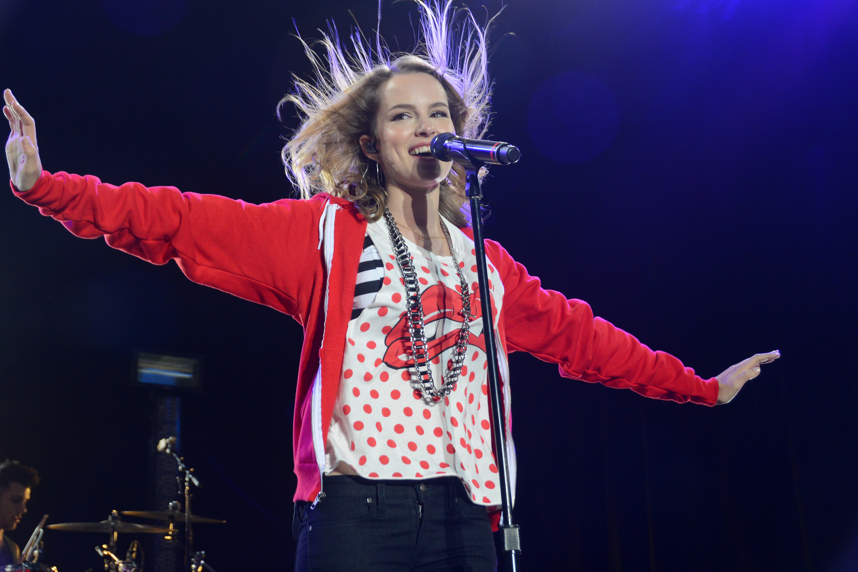 Bridgit Mendler performing in 2013.