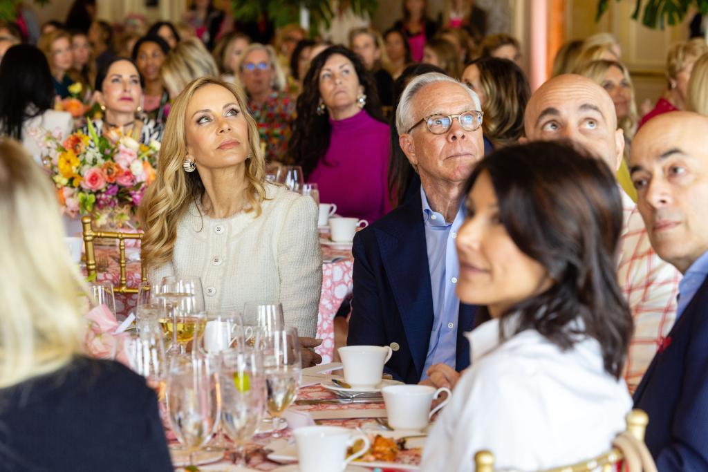 Tommy Hilfiger and Dee at the Old Bags Luncheon.