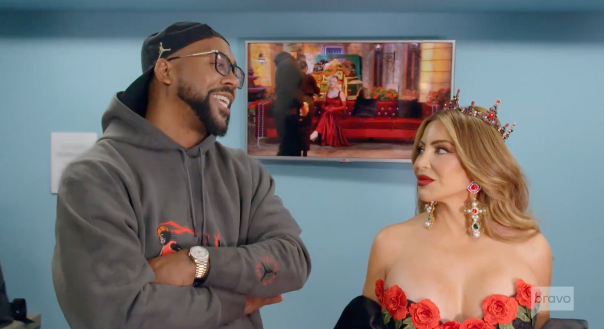 Marcus Jordan and Larsa Pippen