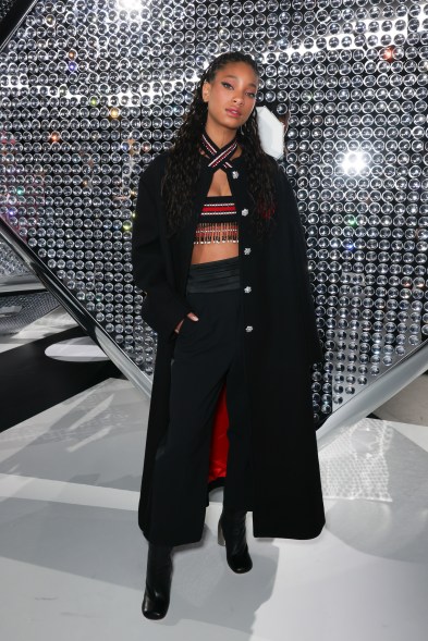 Willow Smith attends the Off-White show during Paris Fashion Week on Feb. 29, 2024.