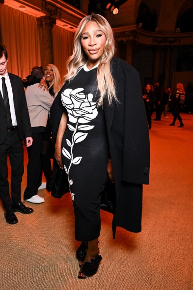 Serena Williams attends the Balmain show during Paris Fashion Week on Feb. 28, 2024.