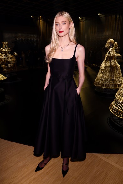 Elizabeth Debicki attends the Dior show during Paris Fashion Week on Feb. 27, 2024.