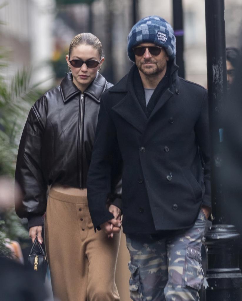 Gigi Hadid and Bradley Cooper. 