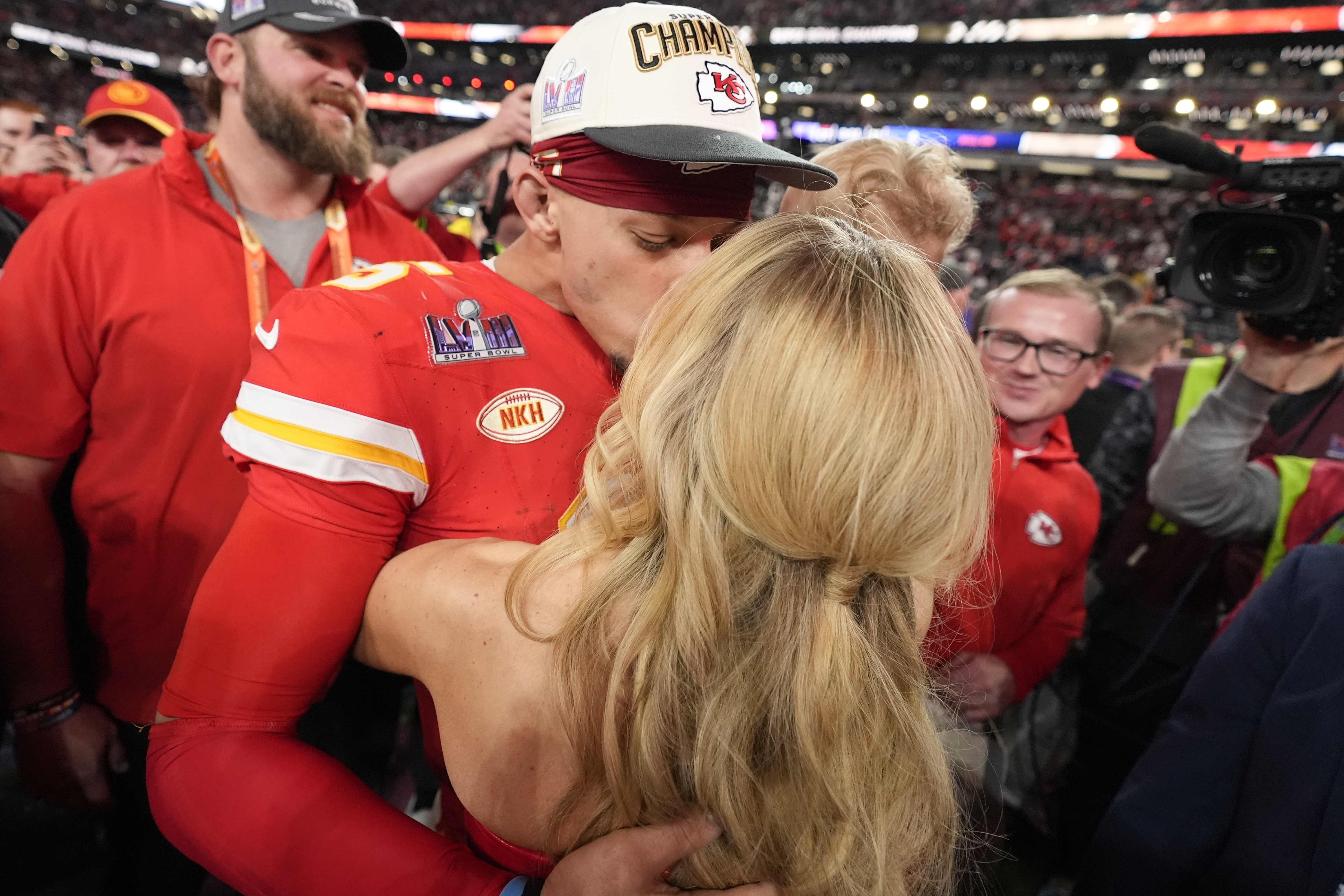 Brittany and Patrick Mahomes