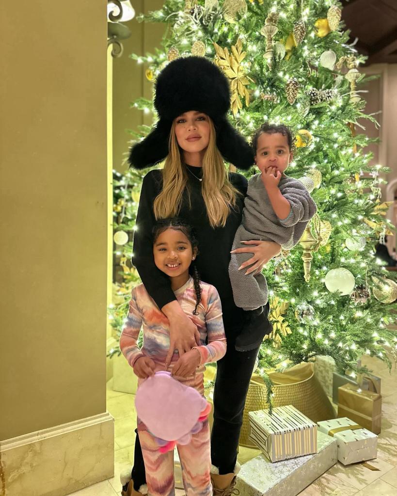 Khloe Kardashian, True Thompson and Tatum Thompson