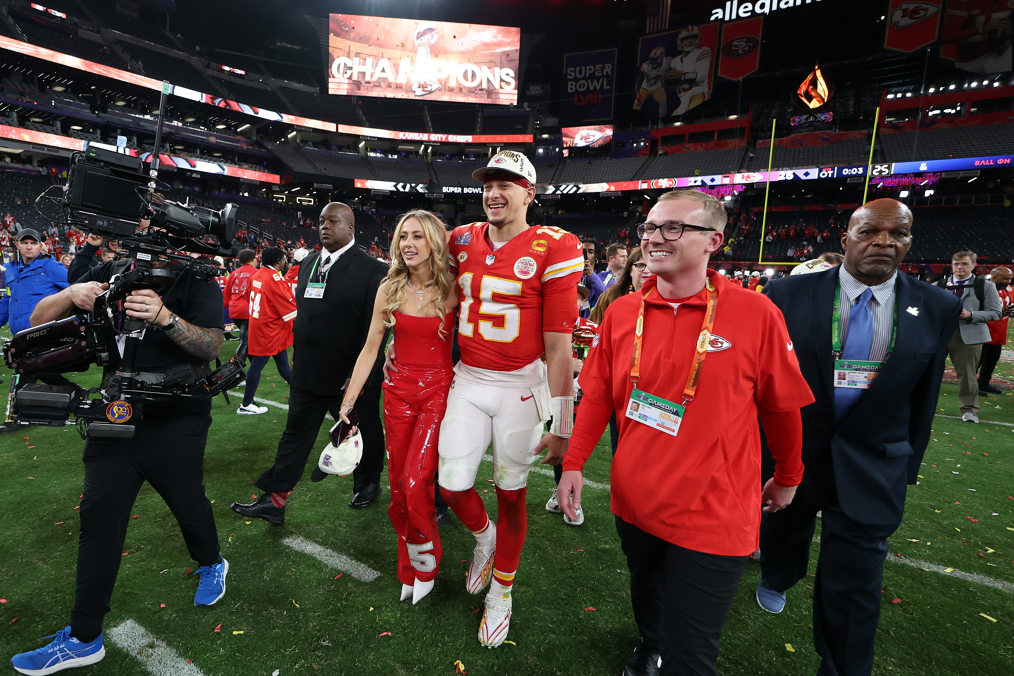 Brittany and Patrick Mahomes