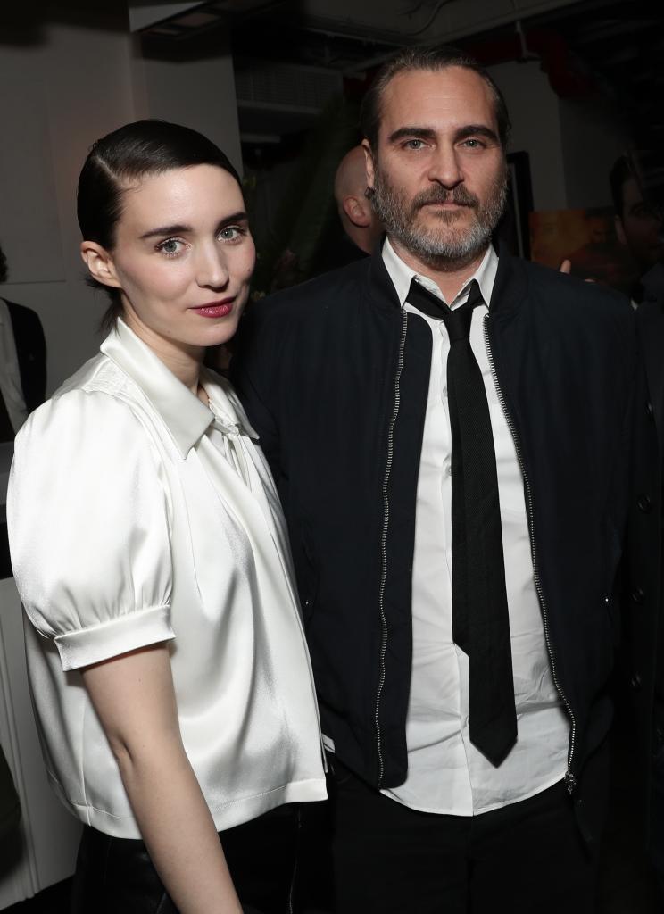 Rooney Mara and Joaquin Phoenix.