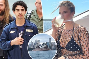 Joe Jonas and Stormi Bree in Sydney