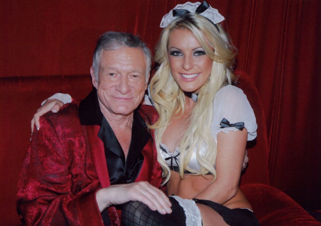 Playboy founder Hugh Hefner and Crystal Hefner 