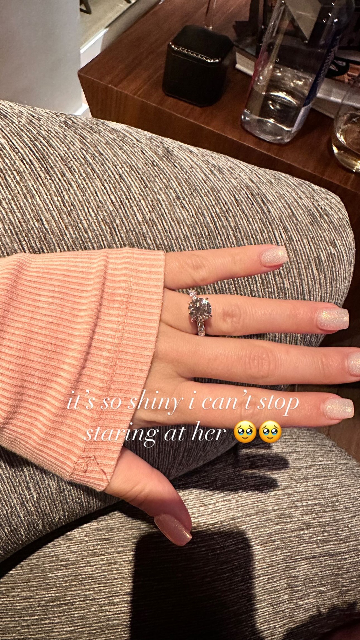 Brielle Biermann's engagement ring